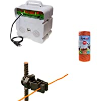 Cercas Eléctrica Kit Pastor Eléctrico : 1x Electrificadores 220V + 1x hilo canductores 250 mt 2-2 mm² + 100 Aisladores…